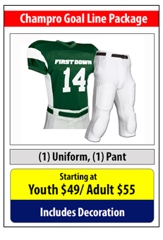 Champro Goal Line Youth Football uniform Package